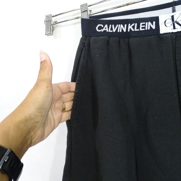 Calvin Klein Black Sleepwear Jogger Pants Women Size S Pull-on Elastic Waist FLA - Picture 4 of 12